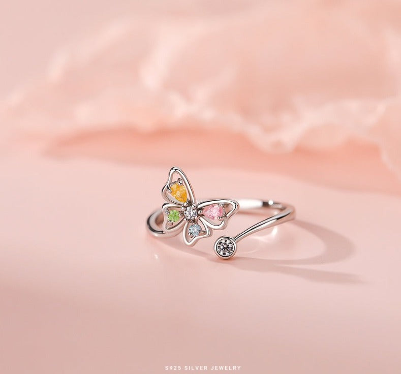 Colorful Butterfly Ring