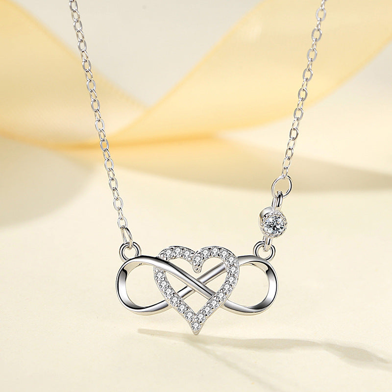 Infinity Heart Love Necklace