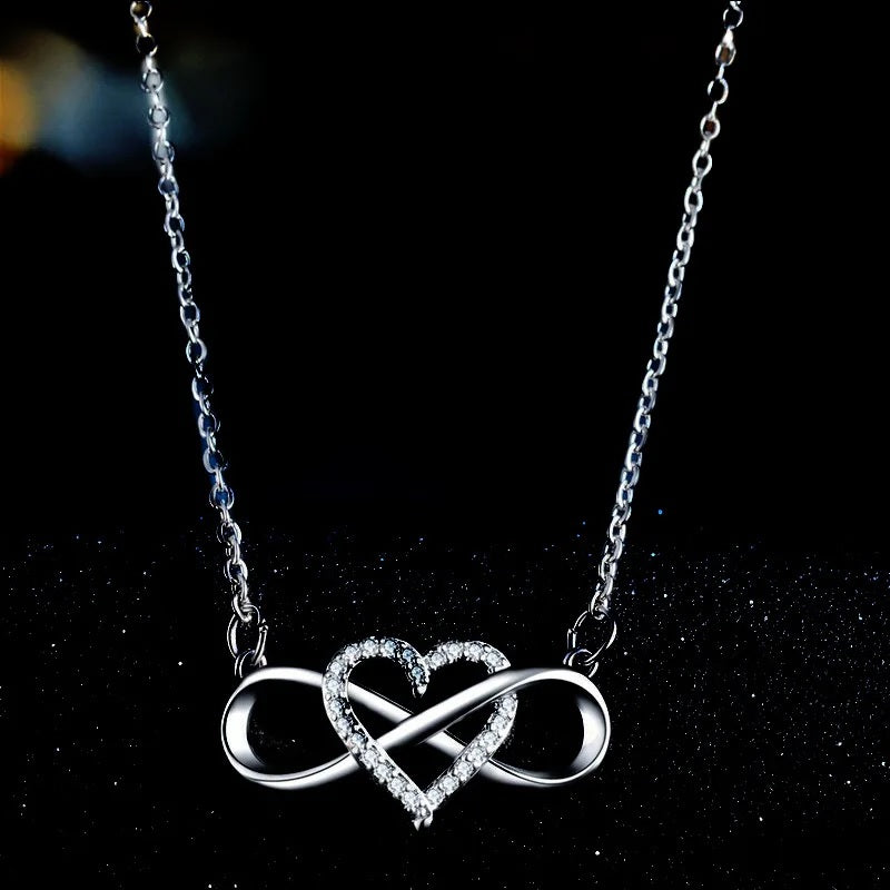 Infinity Heart Love Necklace