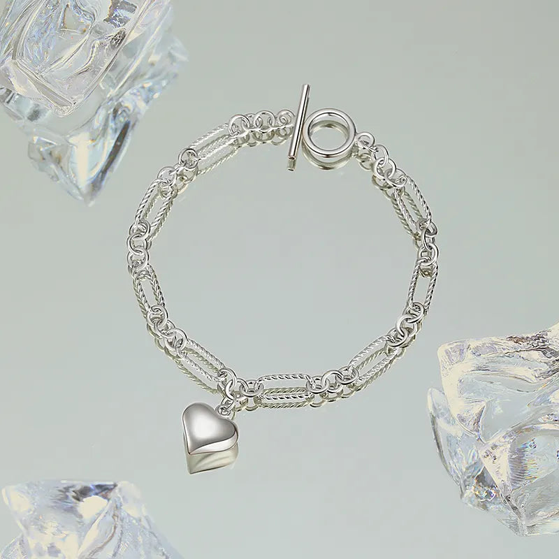 Love Heart Chain Bracelet