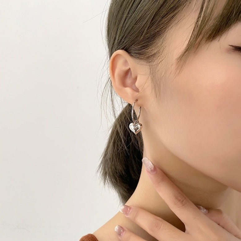 Heart Drop Earrings