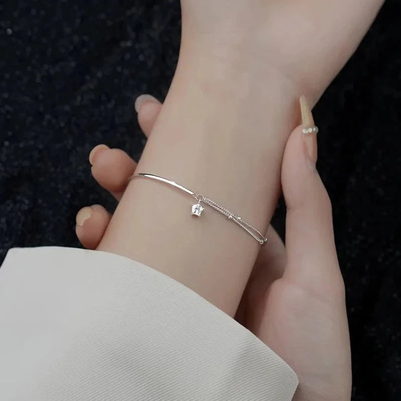 Zircon Star Bracelet
