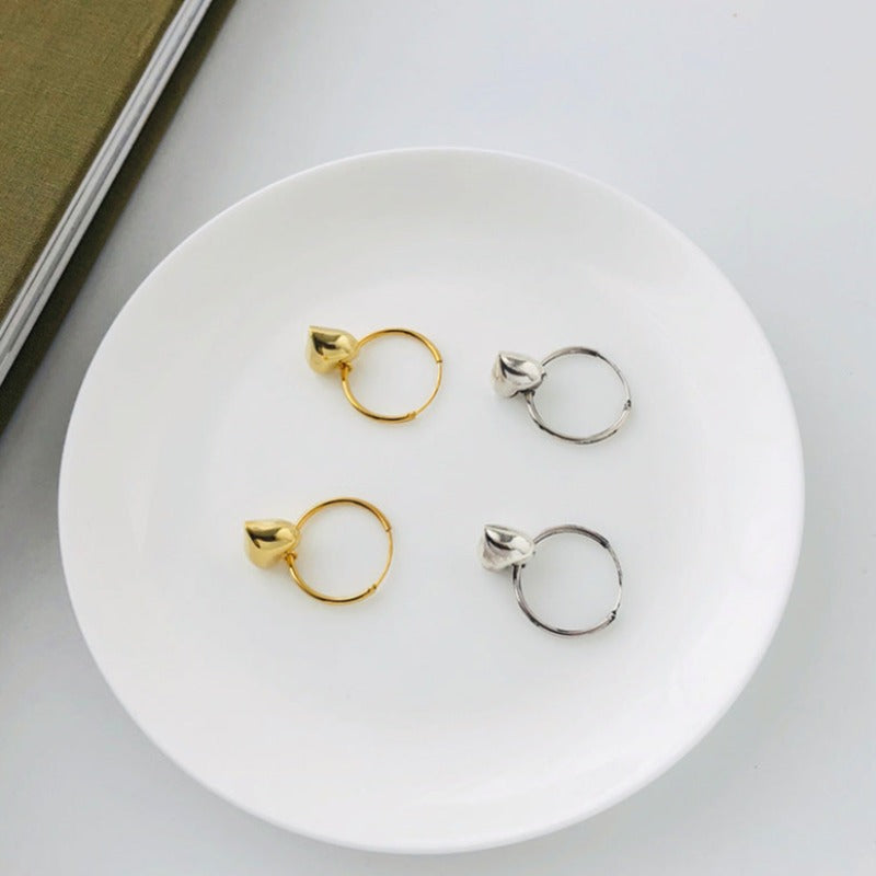 Heart Drop Earrings