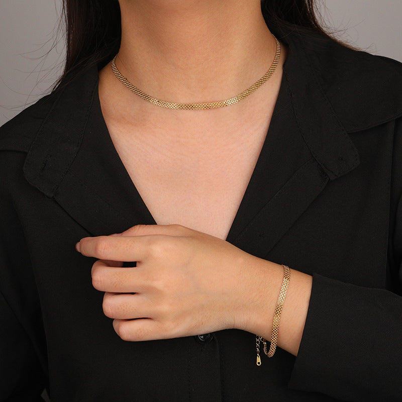 Flat Openwork Bracelet