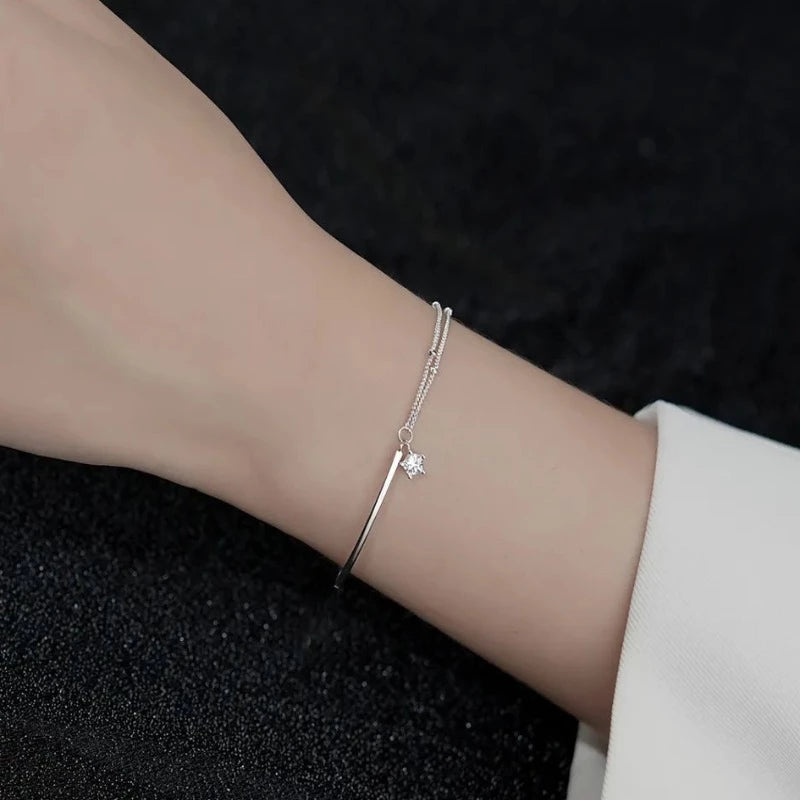 Zircon Star Bracelet