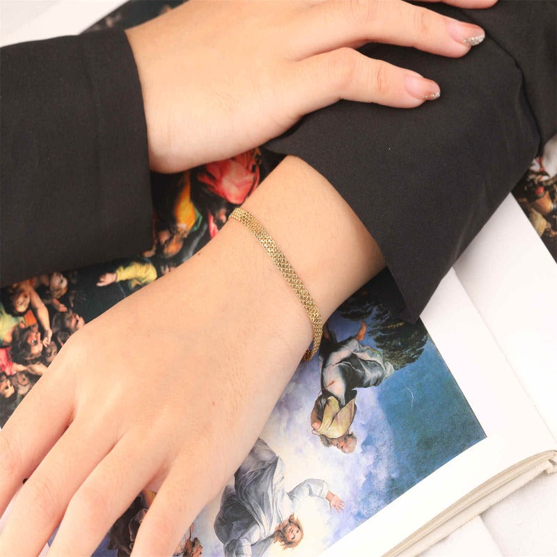 Flat Openwork Bracelet