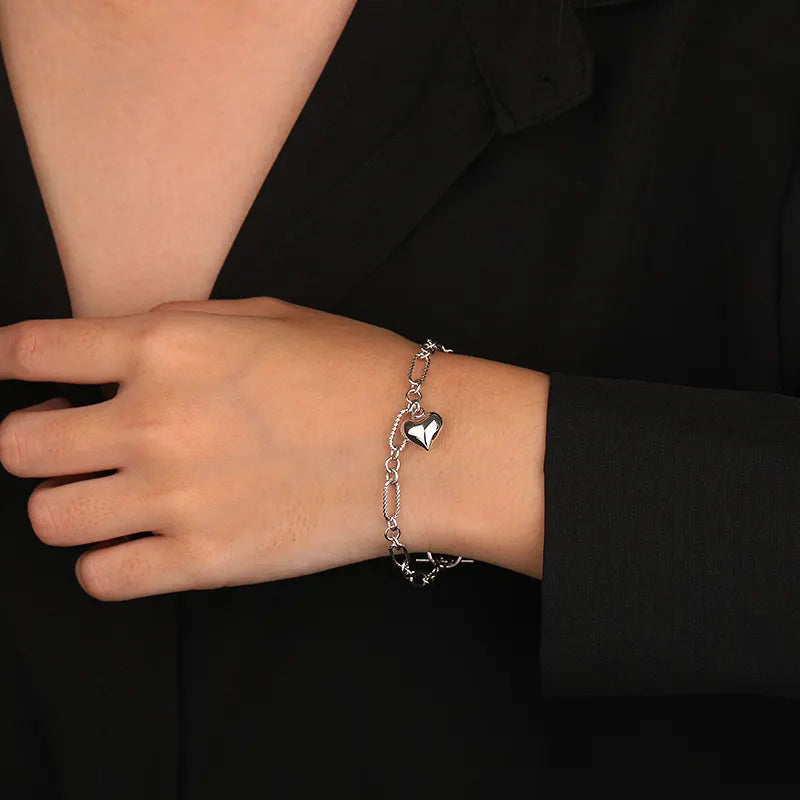 Love Heart Chain Bracelet