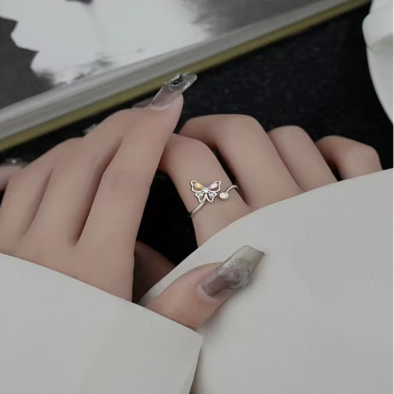 Colorful Butterfly Ring