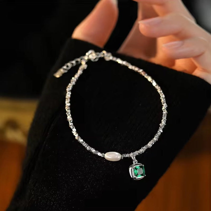 Square Emerald Bracelets