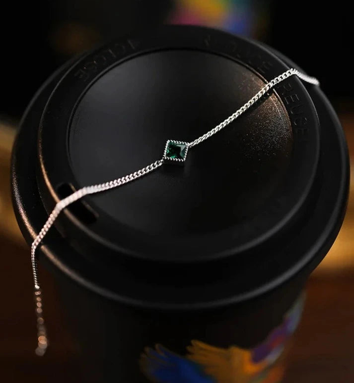 Green Rhombus Bracelet