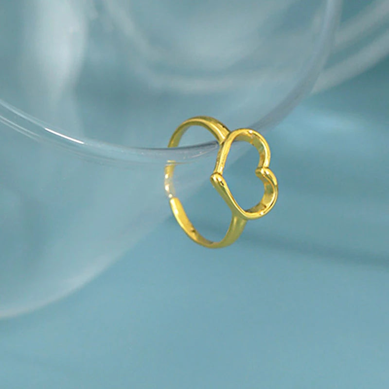 Lover's Heart Ring - Crown Olive