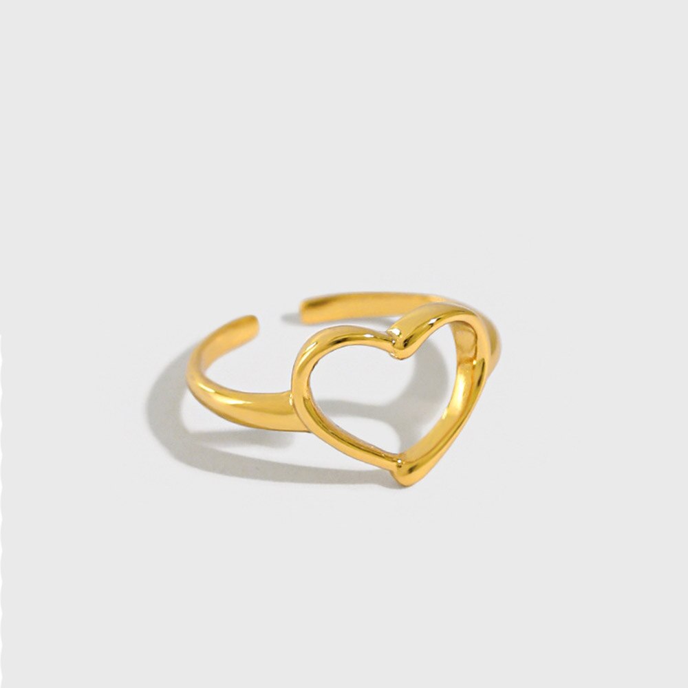 Lover's Heart Ring - Crown Olive