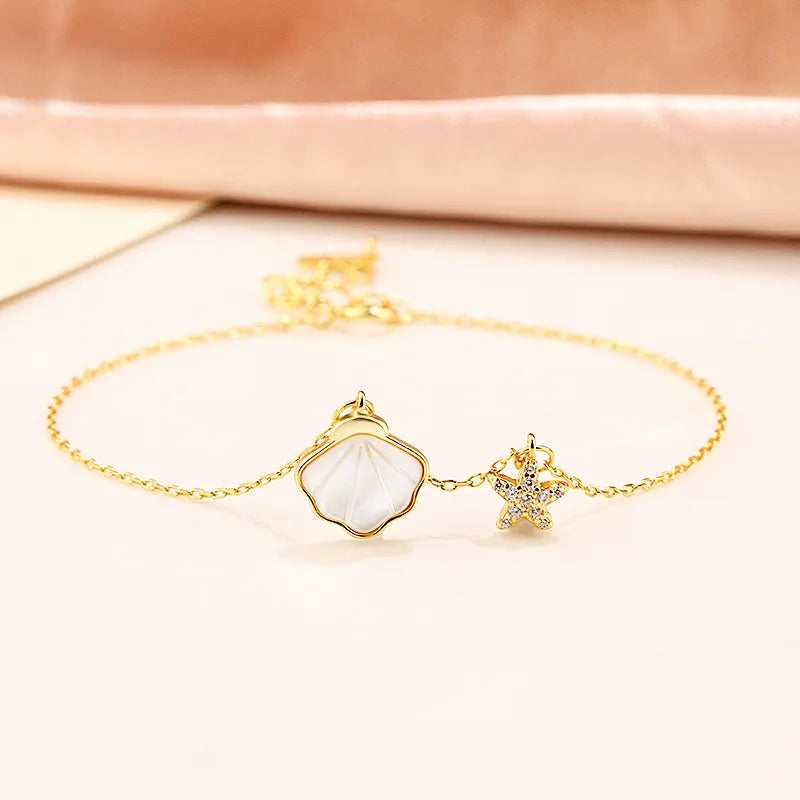 Starfish and Shell Bracelet