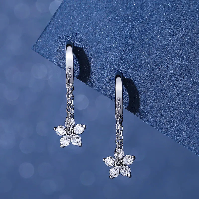 Flower Drop Earrings