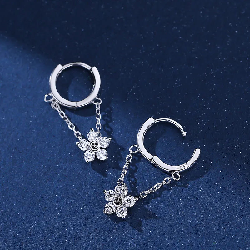 Flower Drop Earrings