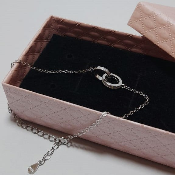 Double Round Bracelet - Crown Olive