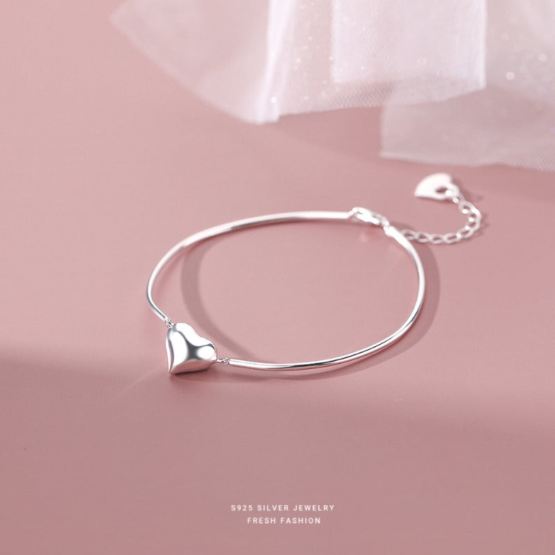 Sweet Girl Heart Bracelet