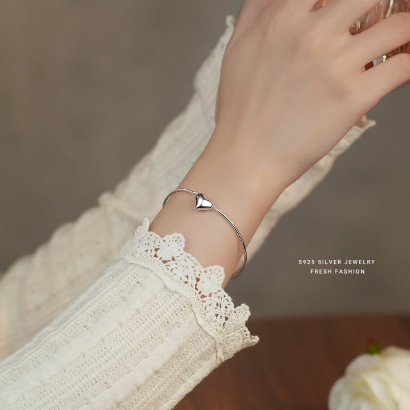 Sweet Girl Heart Bracelet