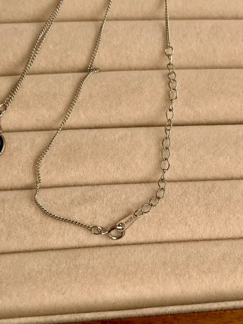 Blue Butterfly Necklace