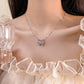 Pink Butterfly Necklace
