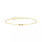 Triple Beads Bracelet - Crown Olive