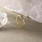 Twining Ribbon Ring - Crown Olive