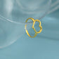 Lover's Heart Ring - Crown Olive