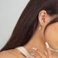 The Hand Earrings - Crown Olive