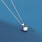 Moonstone Heart  Necklace