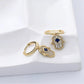 The Hand Earrings - Crown Olive