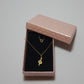 The Snake Necklace - Crown Olive