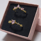 Pink Love Hearts Rings - Crown Olive