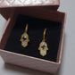 The Hand Earrings - Crown Olive